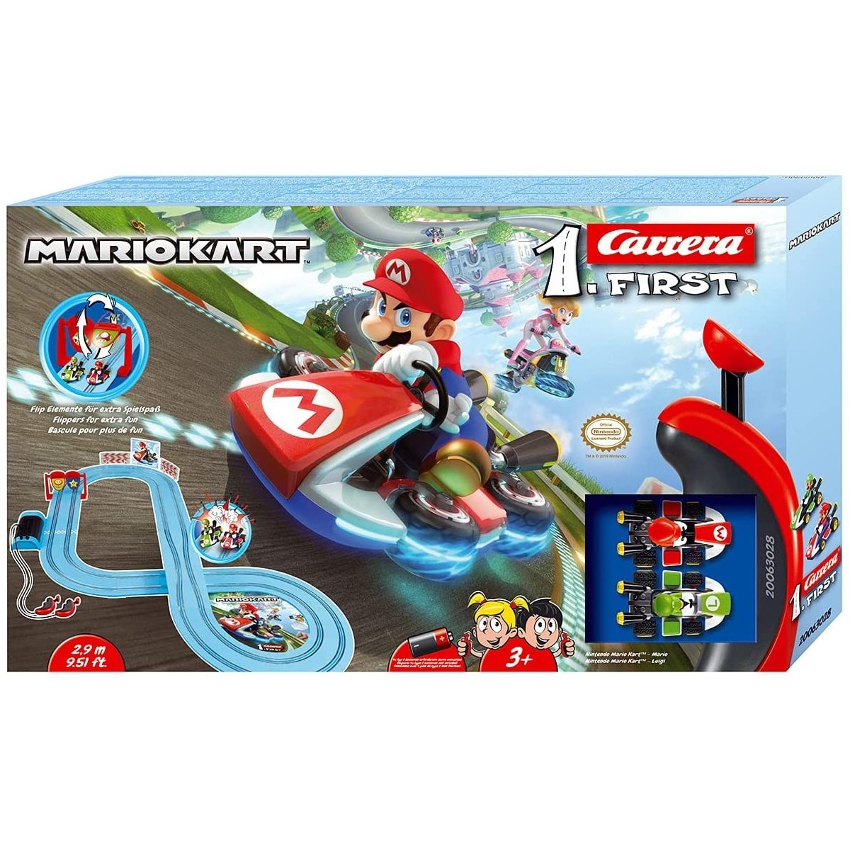 Circuit Mario Kart First slot 1/43 Carrera Carrera 20063028 - 1 Circuit Mario Kart First slot 1/43 Carrera Carrera 20063028 - 1