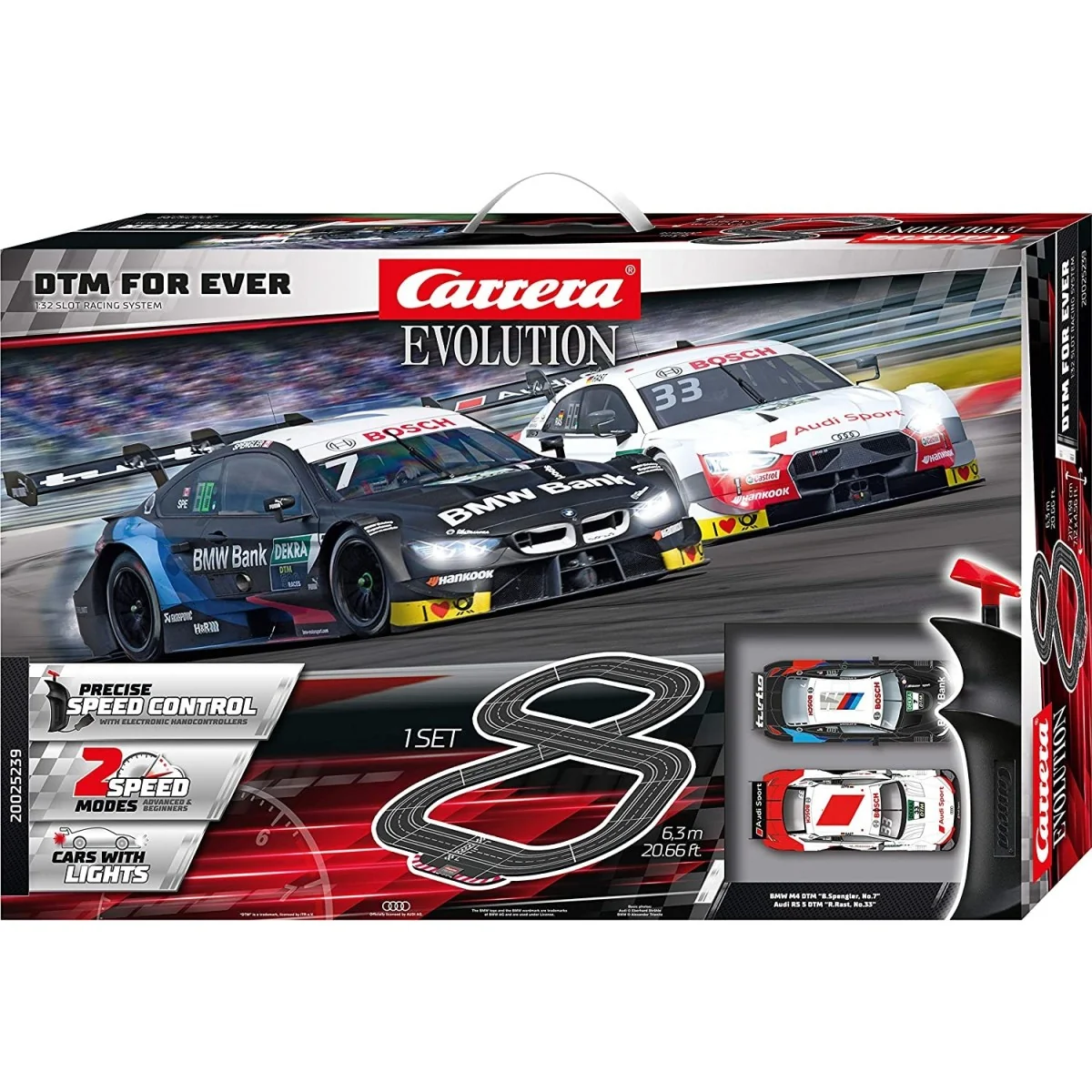Circuit DTM For Ever slot 1/32 Carrera Evolution Carrera 20025239 - 1 Circuit DTM For Ever slot 1/32 Carrera Evolution Carrera 20025239 - 1