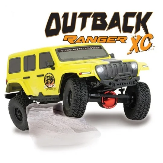 FTX5592Y-Outback Fury XC Crawler 4WD Jaune 1/16 RTR FTX
