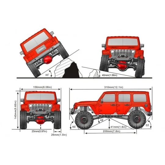 Outback Fury XC Crawler 4WD Yellow 1/16 RTR FTX FTX FTX5592Y - 2 FTX5592Y-Outback Fury XC Crawler 4WD Yellow 1/16 RTR FTX - FTX5592Y