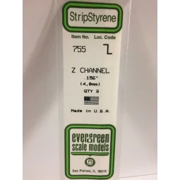 Profile Z 4.0x350mm Ref: 755 - Evergreen - S1370755