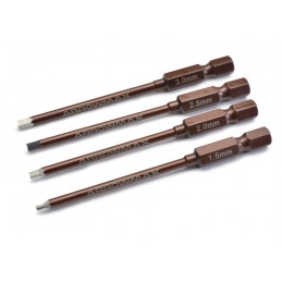 Set of 4 screwdriver allen 1.5/2/2.5/3 x80mm Arrowmax tips Arrowmax AM-500902 - 2