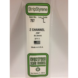 Profile Z 6.3x350mm Ref: 757 - Evergreen - S1370757