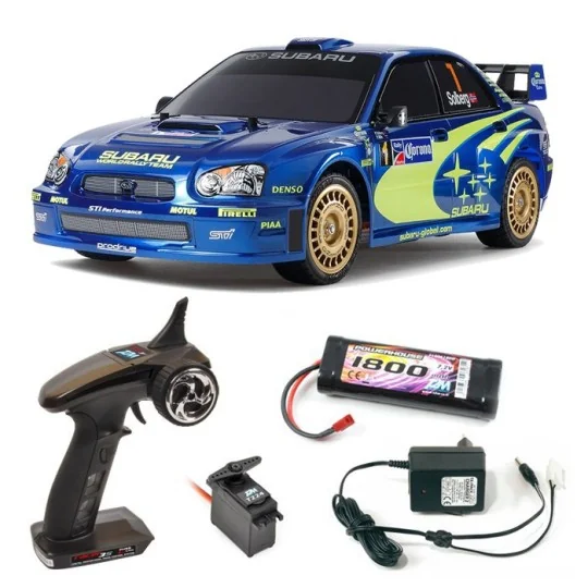 Subaru Impreza Mexico 04 TT01E Kit RTR Combo Tamiya Tamiya 47372L - 1 47372L-Subaru Impreza Mexico 04 TT01E RTR Combo Kit Tamiya - 47372L