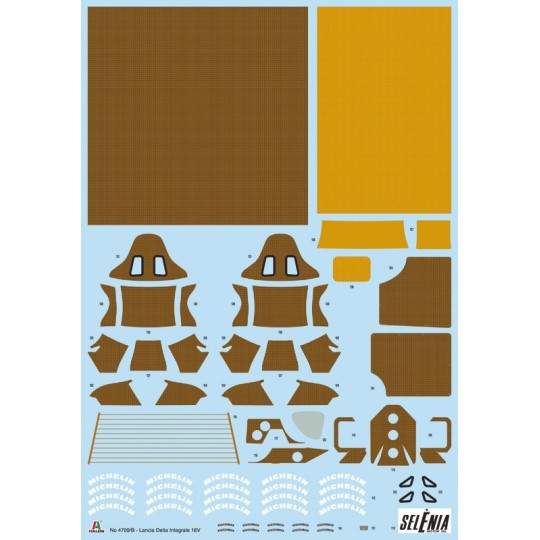 I4709-Lancia Delta HF Integrale 1/12 Italeri