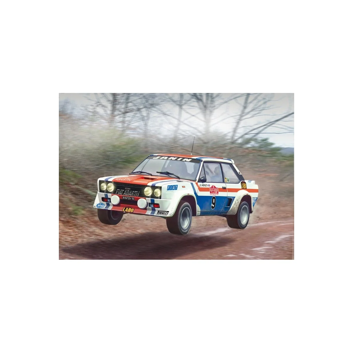 FIAT Abarth 131 San Remo 1977 Rally 1/24 Italeri Italeri I3621 - 1 FIAT Abarth 131 San Remo 1977 Rally 1/24 Italeri Italeri I3621 - 1