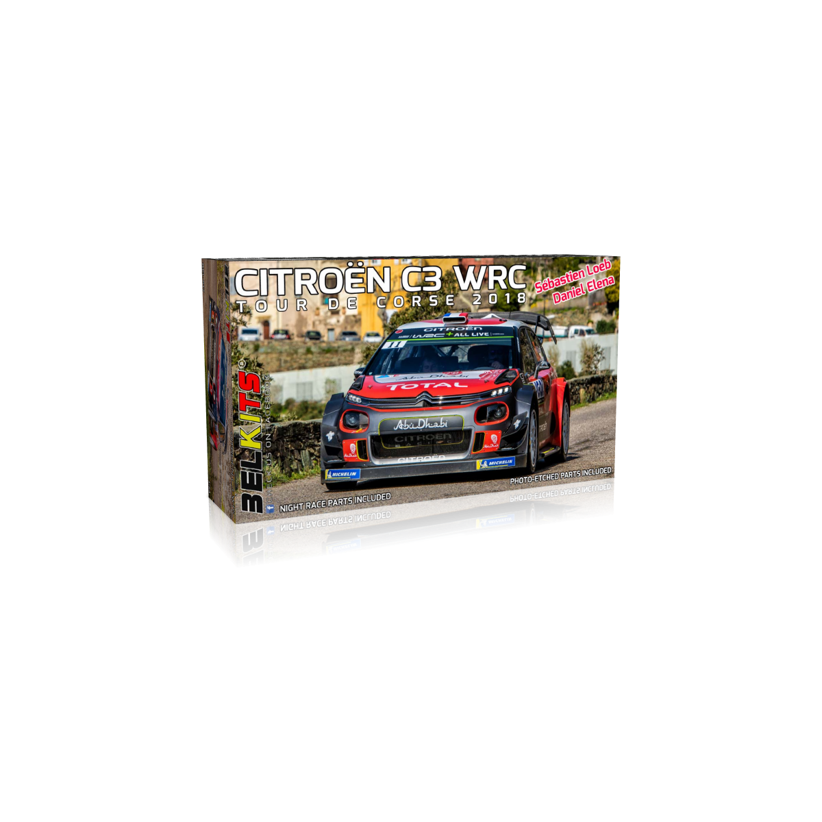 Citroën C3 WRC Tour de Corse 2018 1/24 BelKits BEL017 - 1