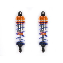 Orange aluminum shock absorbers 95mm (2) T2M T2M T422550O - 1