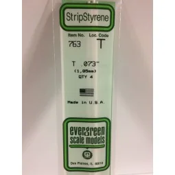 Profile T 1.42x350mm Ref: 762 - Evergreen - S1370763