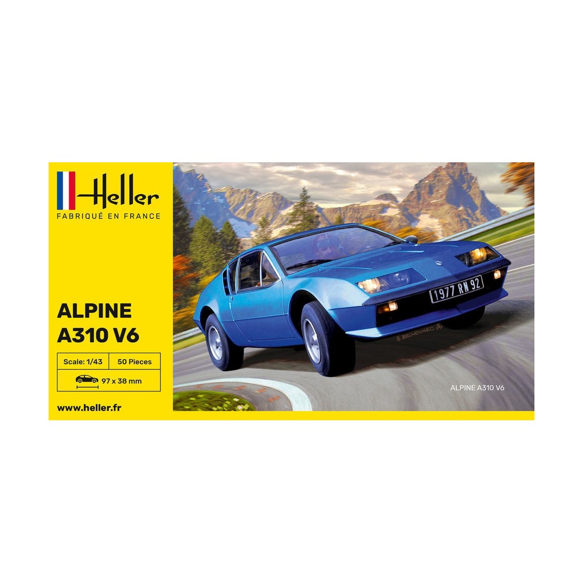 Alpine A310 V6 1/43 Heller Heller HEL-80146 - 2 Alpine A310 V6 1/43 Heller Heller HEL-80146 - 2