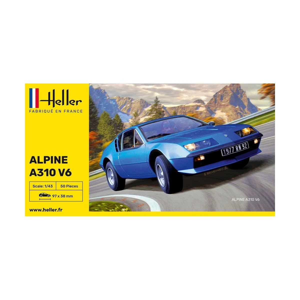 Alpine A310 V6 1/43 Heller Heller HEL-80146 - 2 Alpine A310 V6 1/43 Heller Heller HEL-80146 - 2