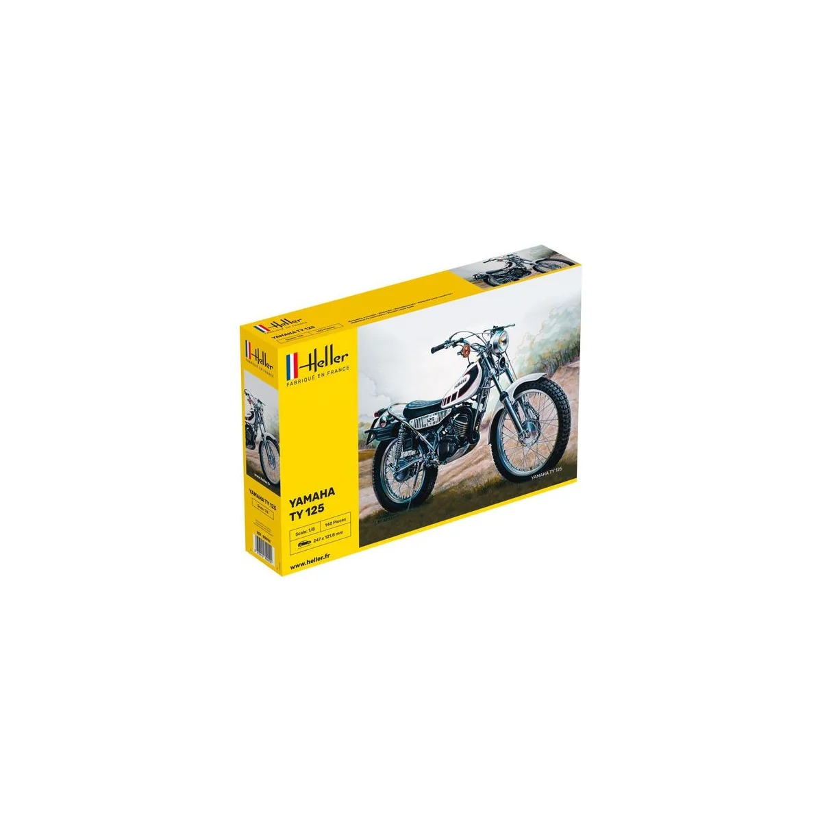 Moto Yamaha TY 125 1/8 Heller Heller HEL-80902 - 1 Moto Yamaha TY 125 1/8 Heller Heller HEL-80902 - 1
