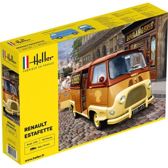 Renault Estafette 1/24 Heller Heller 80743 - 1 HEL-80743-Renault Estafette 1/24 Heller - HEL-80743