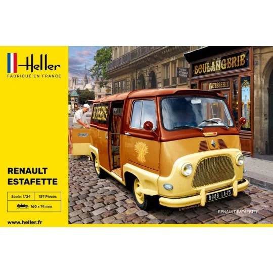 Renault Estafette 1/24 Heller Heller 80743 - 2 HEL-80743-Renault Estafette 1/24 Heller - HEL-80743