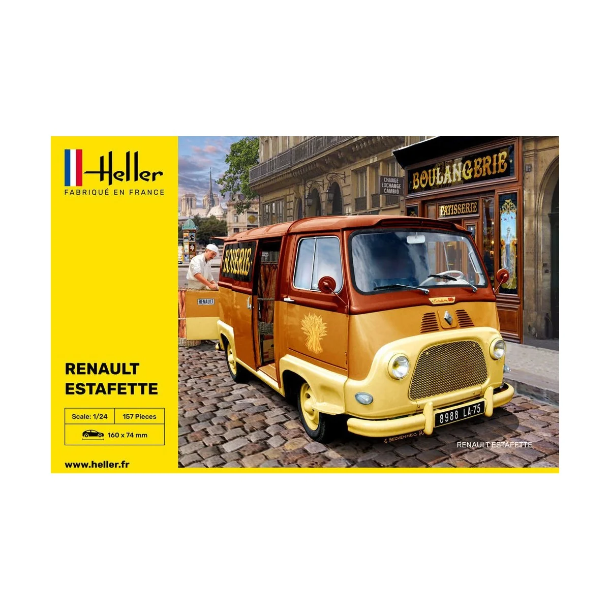 Renault Estafette 1/24 Heller Heller 80743 - 2 Renault Estafette 1/24 Heller Heller 80743 - 2