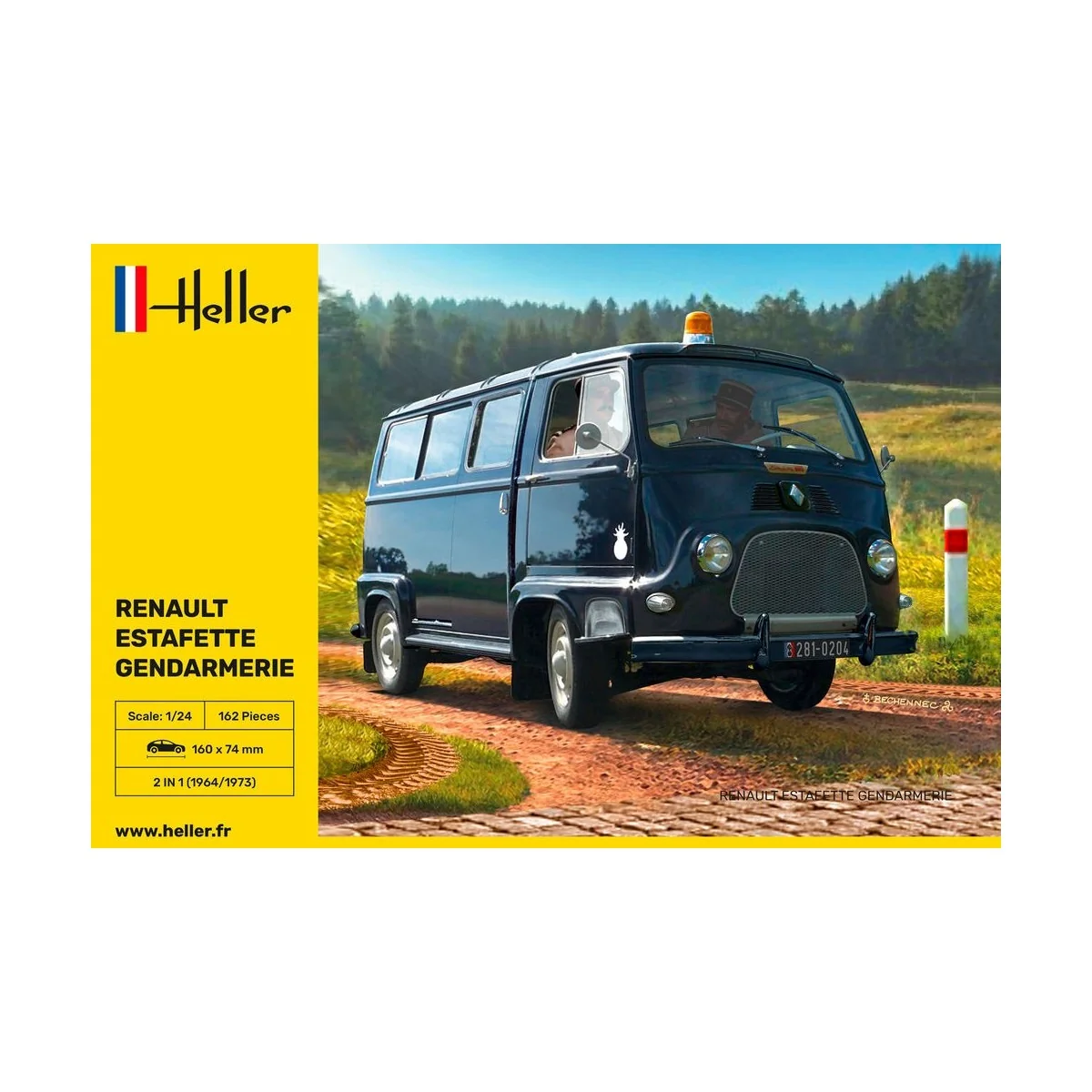 Renault Estafette Gendarmerie 1/24 Heller Heller 80742 - 2