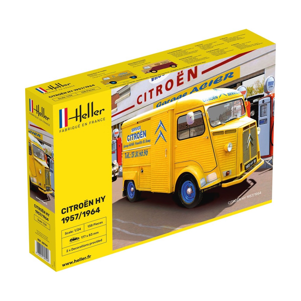 Cotroën HY 1/24 Heller Heller 80744 - 1 Cotroën HY 1/24 Heller Heller 80744 - 1