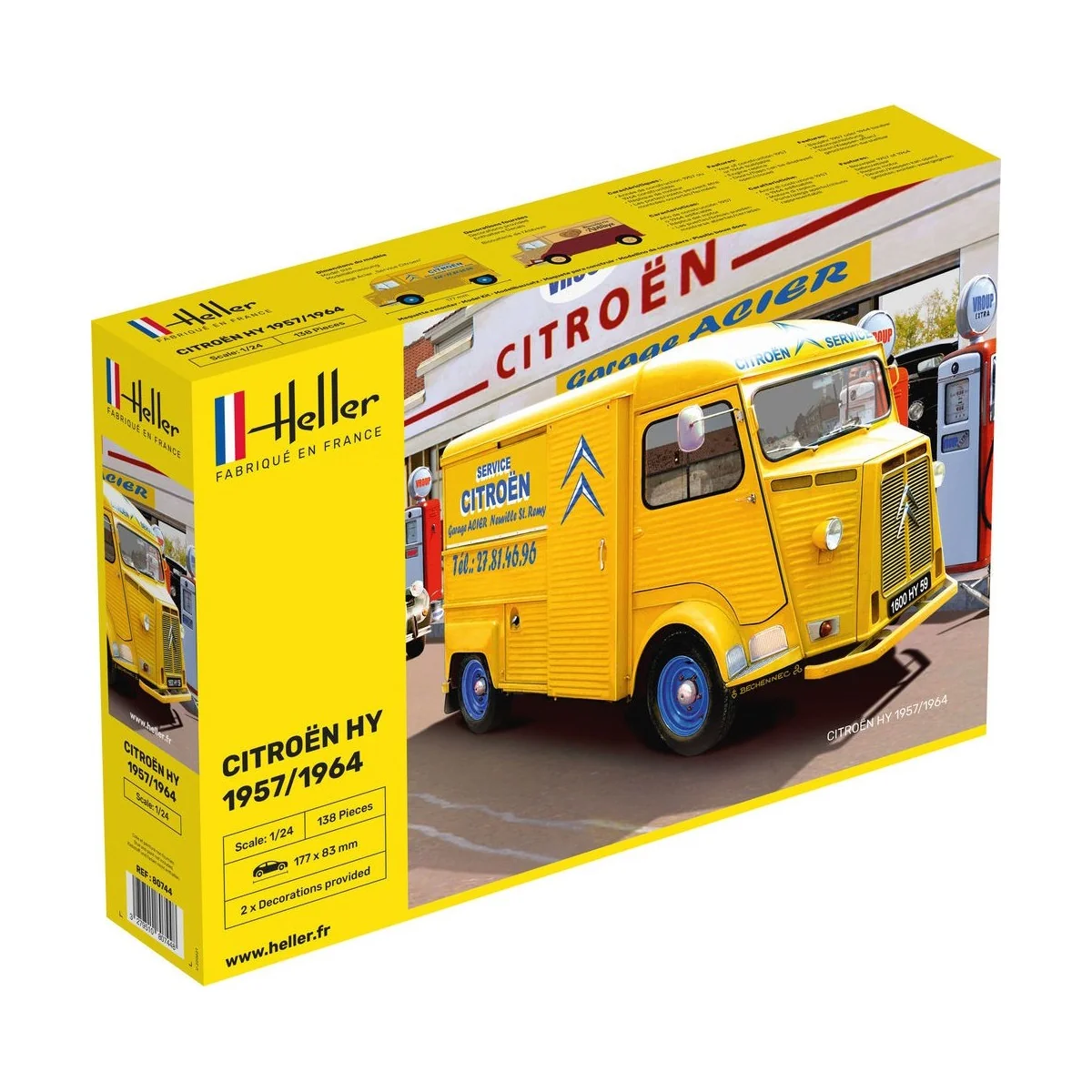 Cotroën HY 1/24 Heller Heller 80744 - 1 Cotroën HY 1/24 Heller Heller 80744 - 1