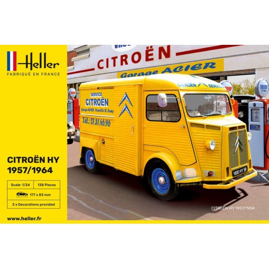 Cotroën HY 1/24 Heller Heller 80744 - 2 HEL-80744-Cotroën HY 1/24 Heller - HEL-80744