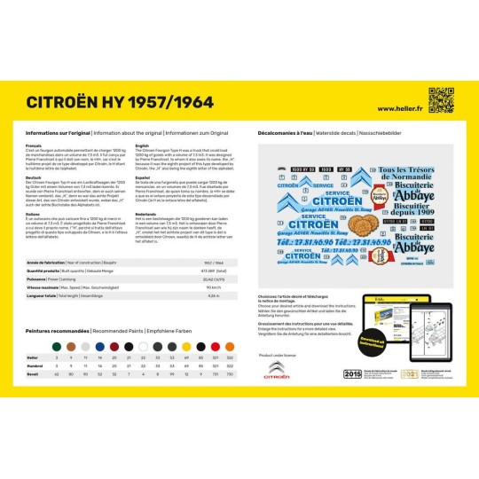 HEL-80744-Cotroën HY 1/24 Heller
