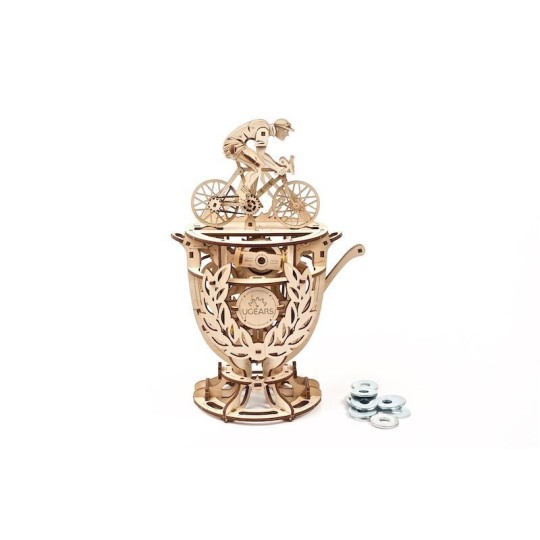 UG-70148-Cycliste Automate Puzzle 3D bois UGEARS