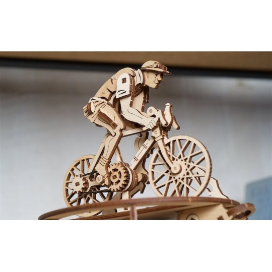 Cyclist Automaton Puzzle 3D wood UGEARS UGEARS UG-70148 - 4 UG-70148-Cyclist Automaton Puzzle 3D wood UGEARS - UG-70148