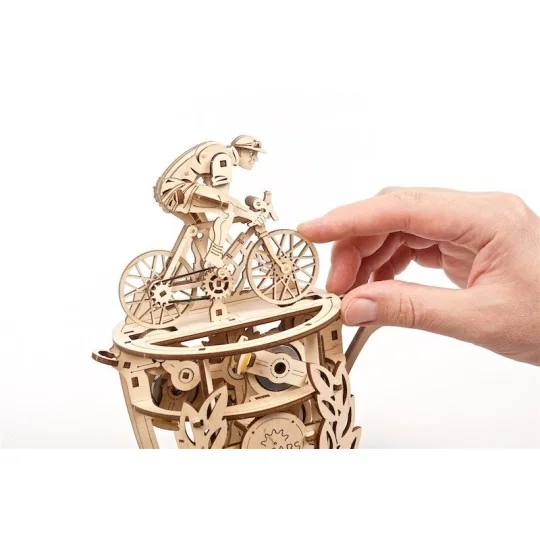 Cyclist Automaton Puzzle 3D wood UGEARS UGEARS UG-70148 - 6 UG-70148-Cyclist Automaton Puzzle 3D wood UGEARS - UG-70148