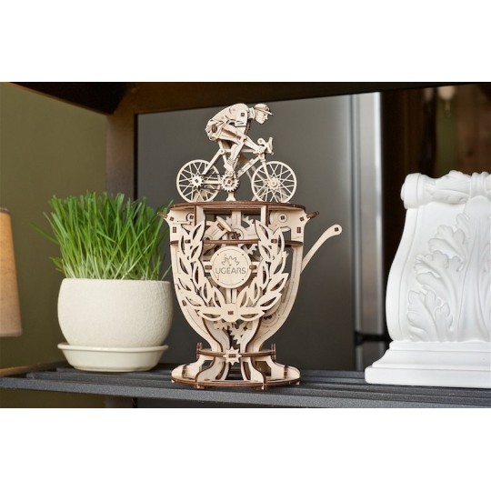 UG-70148-Cycliste Automate Puzzle 3D bois UGEARS