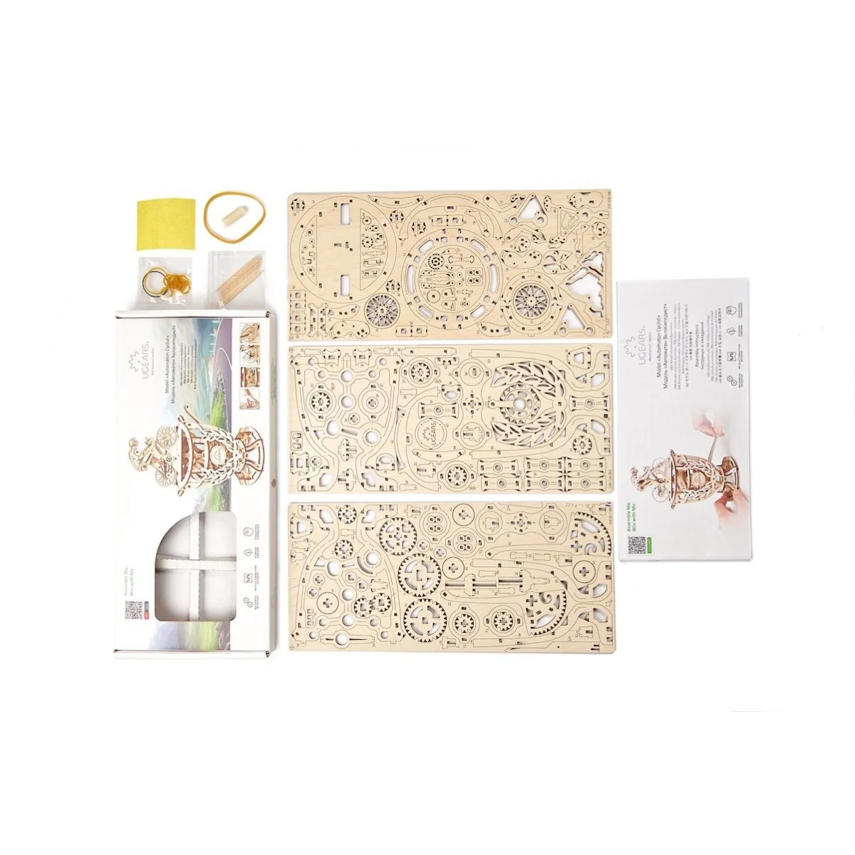 Cycliste Automate Puzzle 3D bois UGEARS UGEARS UG-70148 - 9