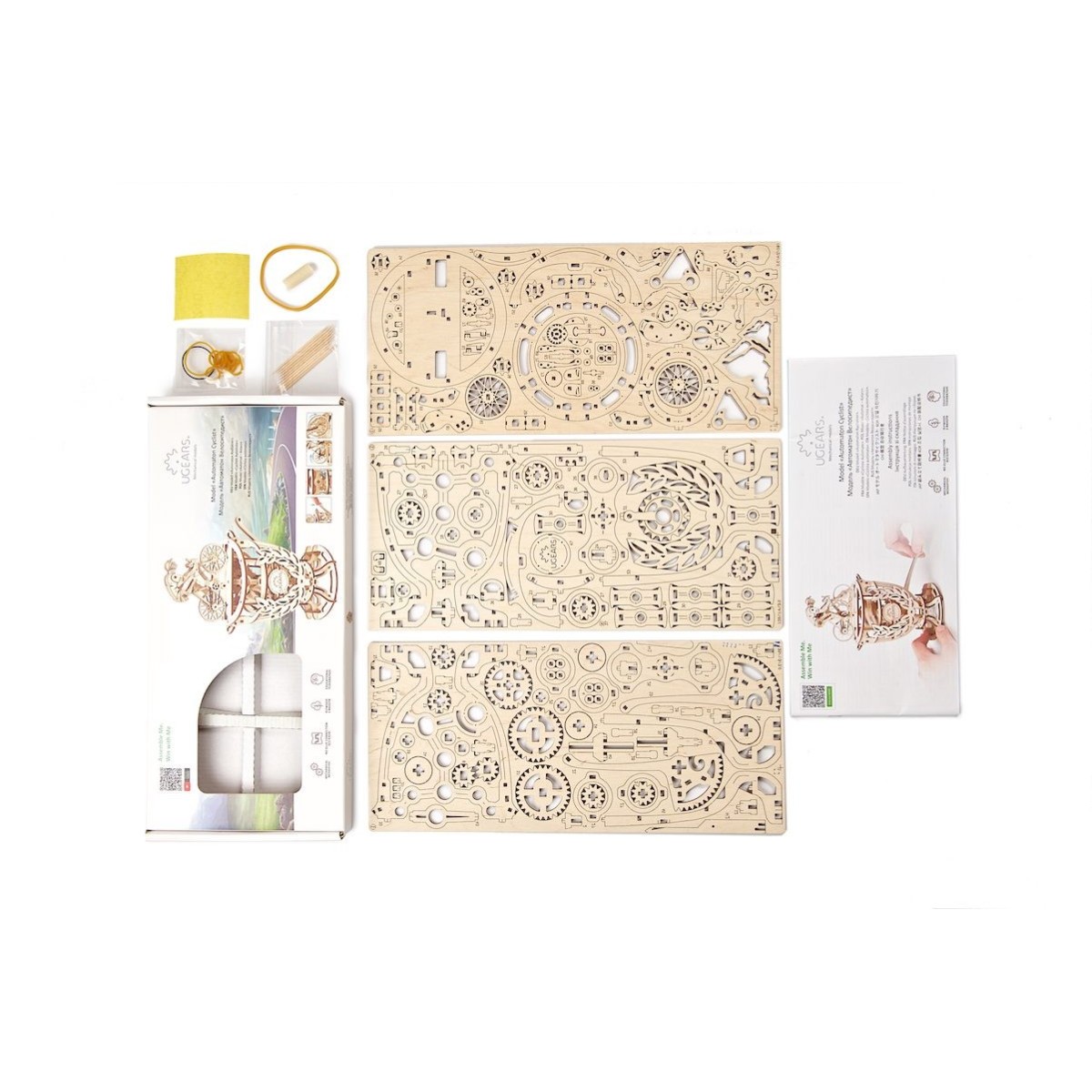 Cycliste Automate Puzzle 3D bois UGEARS UGEARS UG-70148 - 9