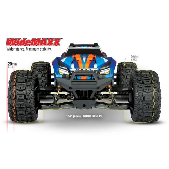 TRX-89086-4-WideMAXX 4S Brushless TQi TSM ID RTR 89086-4 Traxxas