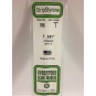 S1370766-Profilé T 3.6x350mm Ref : 766 - Evergreen - S1370766