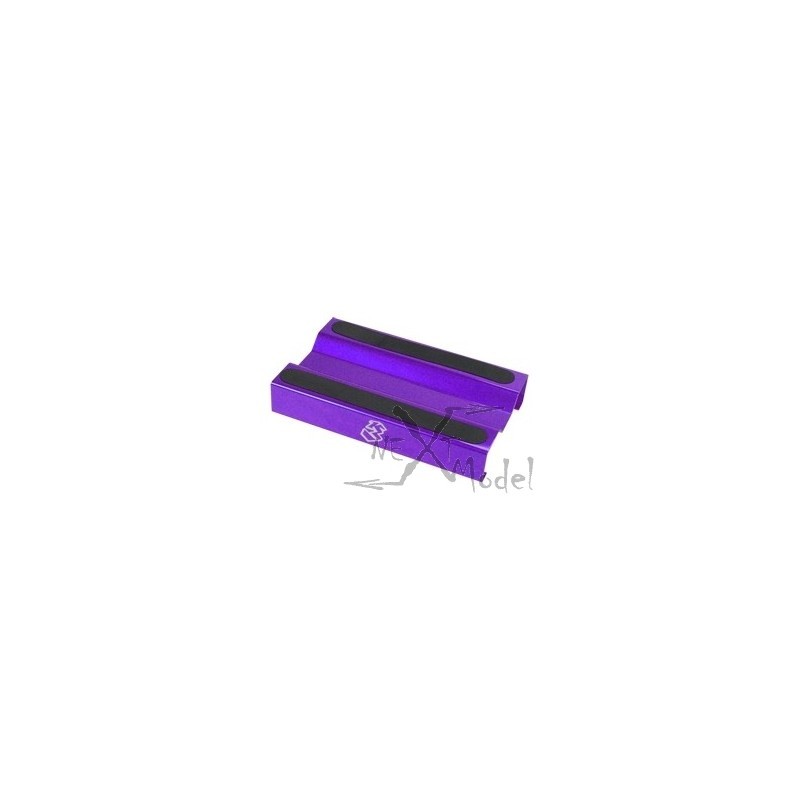 Purple aluminum stand for car 1/10 3Rracing 3Racing ST-11/PU - 2