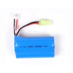 Batterie Li-Ion 7.4V 1500mAh (Mini Tamiya) Exocet 380, Pirate XS T2M T2M T4942/33B - 1