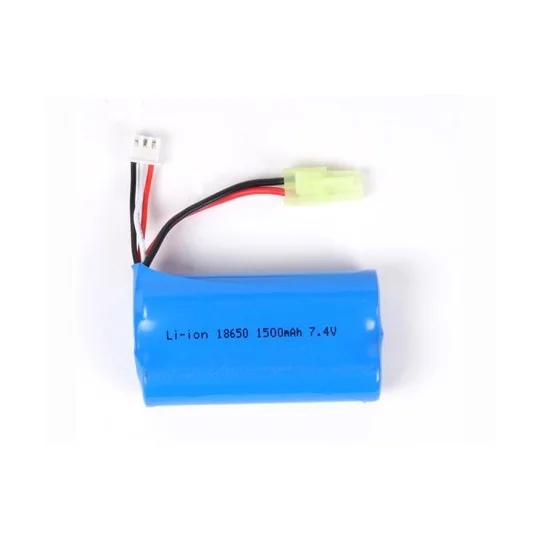 T4942/33B-Batterie Li-Ion 7.4V 1500mAh (Mini Tamiya) Exocet 380, Pirate XS T2M - T4942/33B