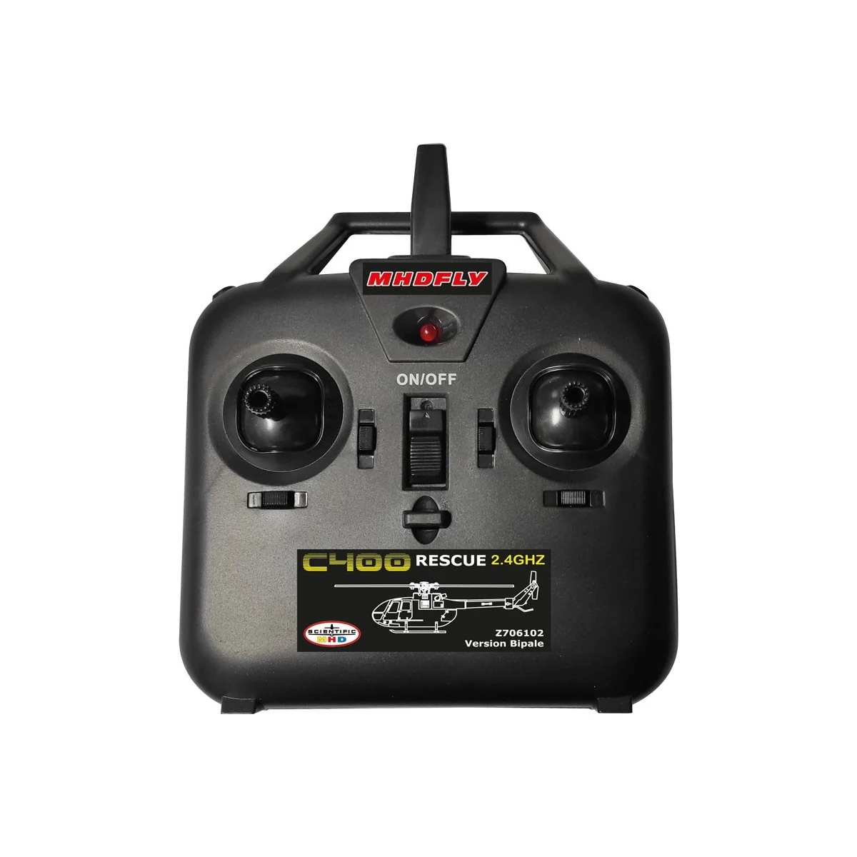 Helicopter C400 Rescue Bipale RTF MHD Scientific-MHD Z706102 - 6