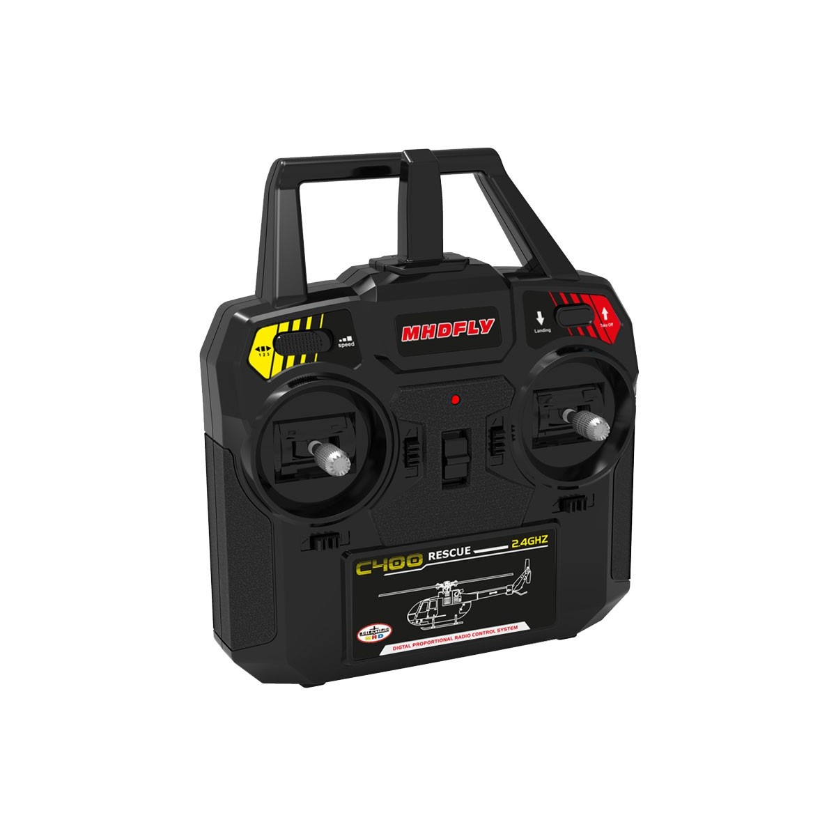 Helicopter C400 Rescue Quadripale RTF MHD Scientific-MHD Z706104 - 8