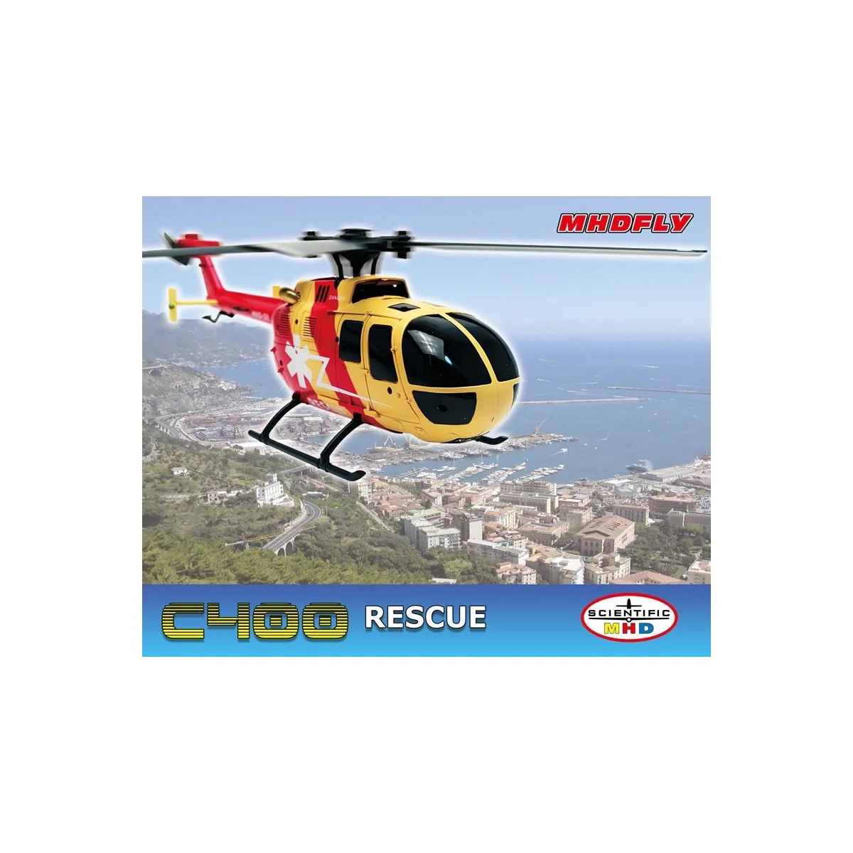 Helicopter C400 Rescue Quadripale RTF MHD Scientific-MHD Z706104 - 9