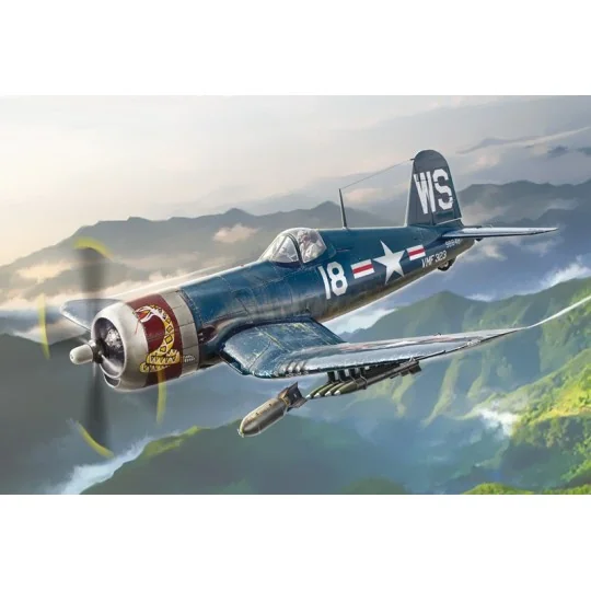 F4U-4 Corsair Korean War 1/72 Italeri Italeri I1453 - 1 I1453-F4U-4 Corsair Korean War 1/72 Italeri - I1453