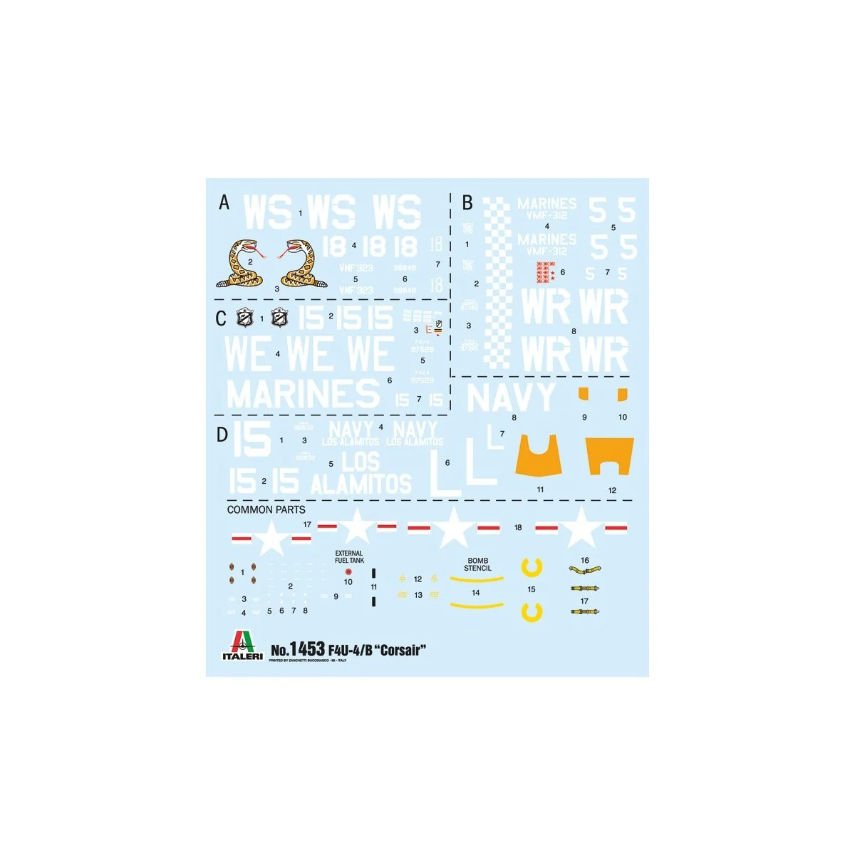 F4U-4 Corsair Guerre de Corée 1/72 Italeri Italeri I1453 - 3