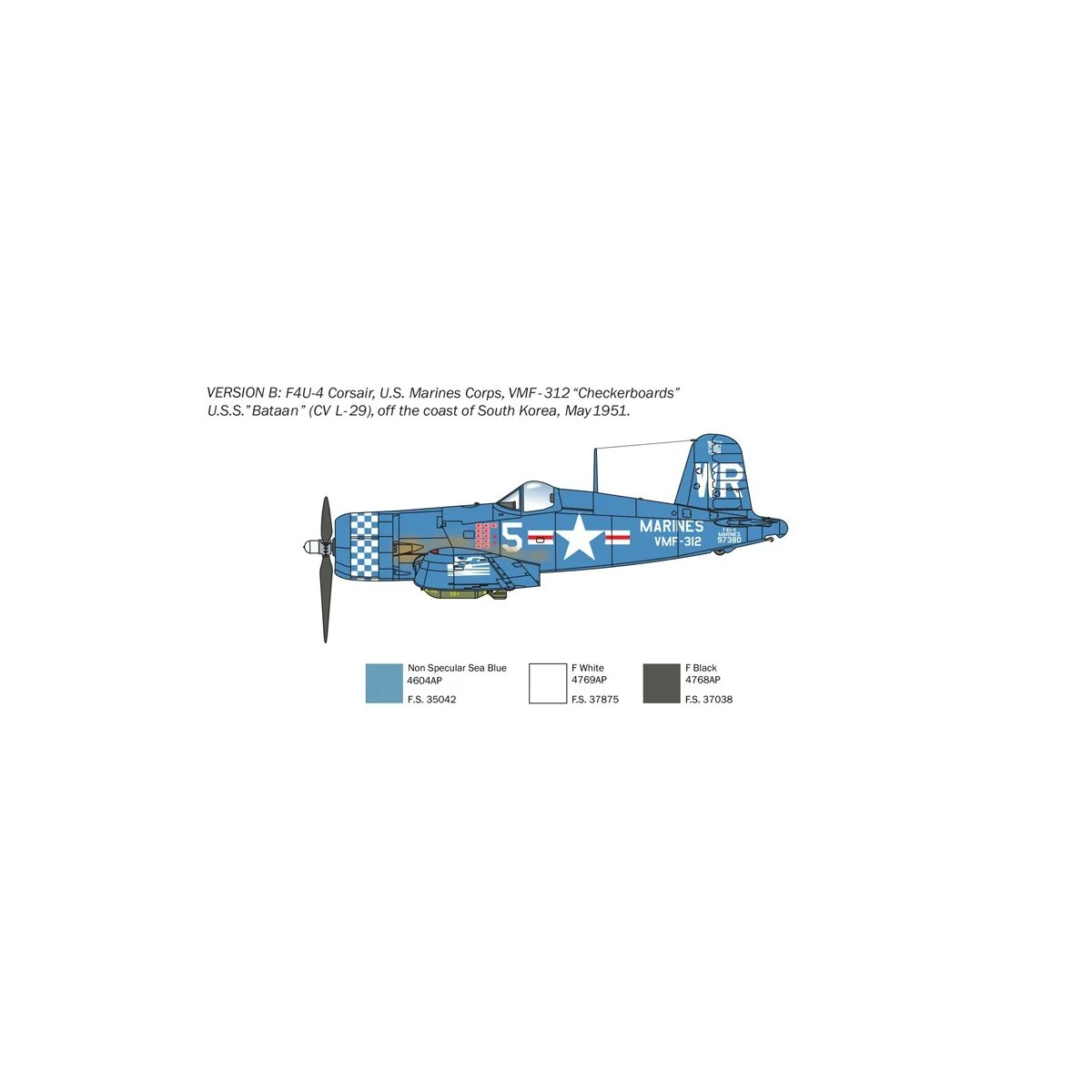 F4U-4 Corsair Korean War 1/72 Italeri Italeri I1453 - 5