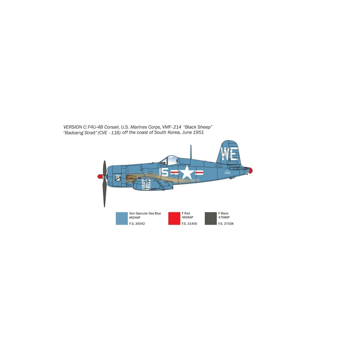 F4U-4 Corsair Guerre de Corée 1/72 Italeri Italeri I1453 - 6