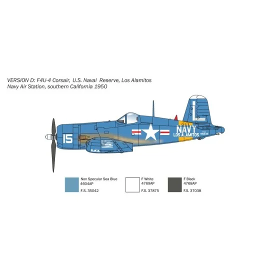 I1453-F4U-4 Corsair Guerre de Corée 1/72 Italeri - I1453