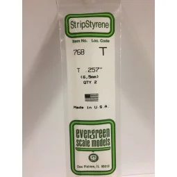 Profile T 6.5x350mm Ref: 768 - Evergreen - S1370768
