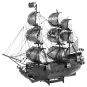 ICX016B-Iconx Pirate Ship Black Pearl Black Version Metal Earth - ICX016B