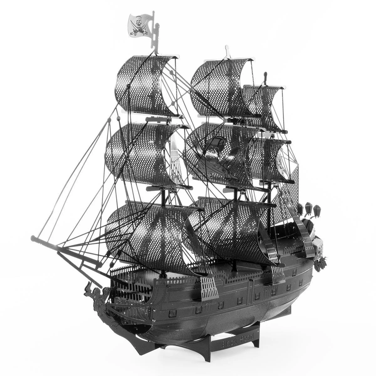 Iconx bateau pirate Black Pearl version noire Metal Earth Metal Earth ICX016B - 4
