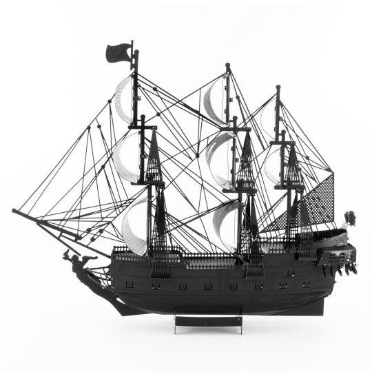ICX016B-Iconx bateau pirate Black Pearl version noire Metal Earth - ICX016B