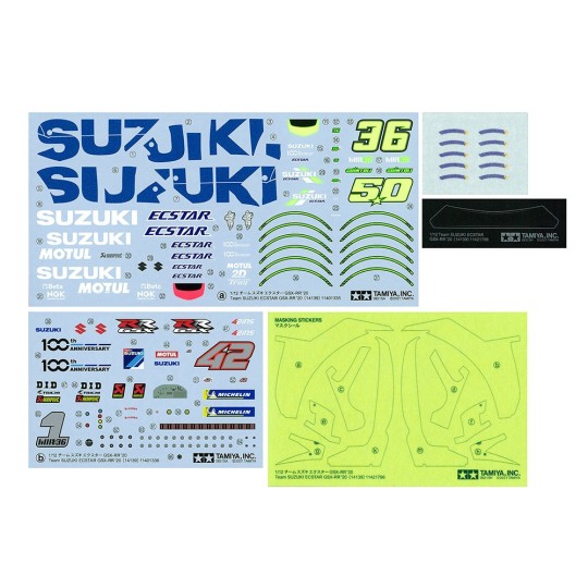 Motorcycle Suzuki Ecstar GSX-RR '20 1/12 Tamiya Tamiya 14139 - 12 14139-Motorcycle Suzuki Ecstar GSX-RR '20 1/12 Tamiya - 14139