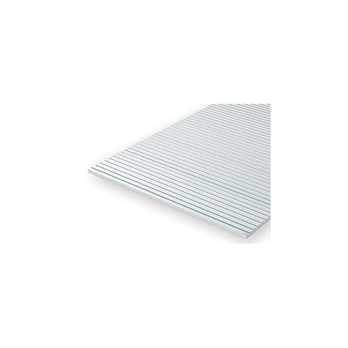 Plaque rainurée flanc wagon échelle HO 0.50x0.95x150x300mm Ref : 2037 - Evergreen Evergreen S1372037 - 2