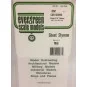 Grooved side plate for O scale wagon 0.50x1.69x150x300mm Ref: 2067 ... S1372067-Grooved side plate for O scale wagon 0.50x1.69x150x300mm Ref: 2067 - Evergreen - S1372067